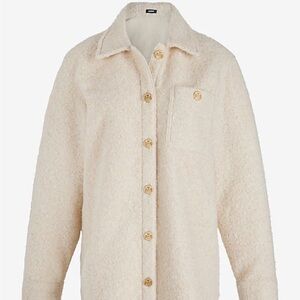 Express women’s teddy shacket brand new with tag